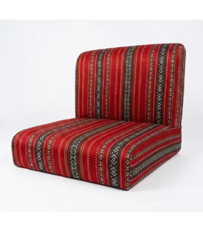 Maria Majlis Two Seater Ground Sofa – Red