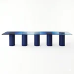 Eternity Glass Table – Blue