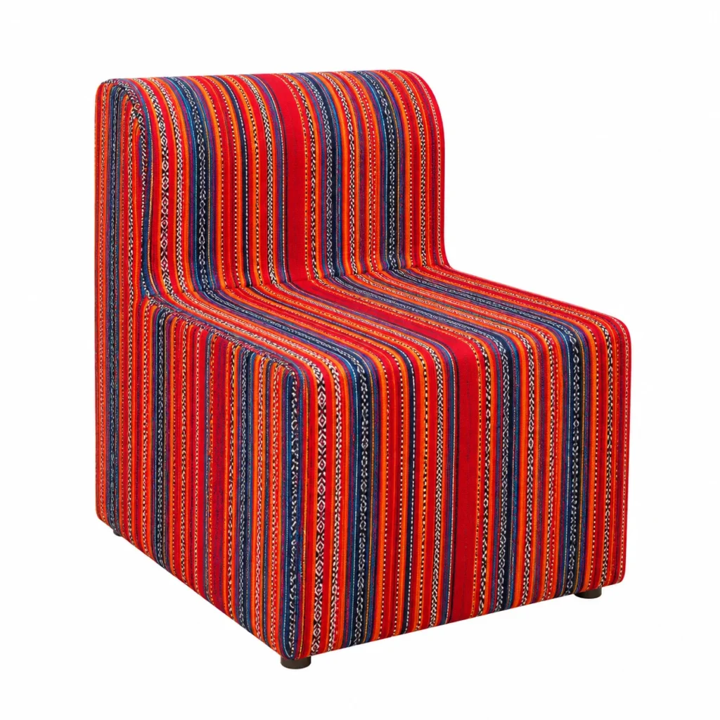 Maria Majlis One Seater Sofa – Red