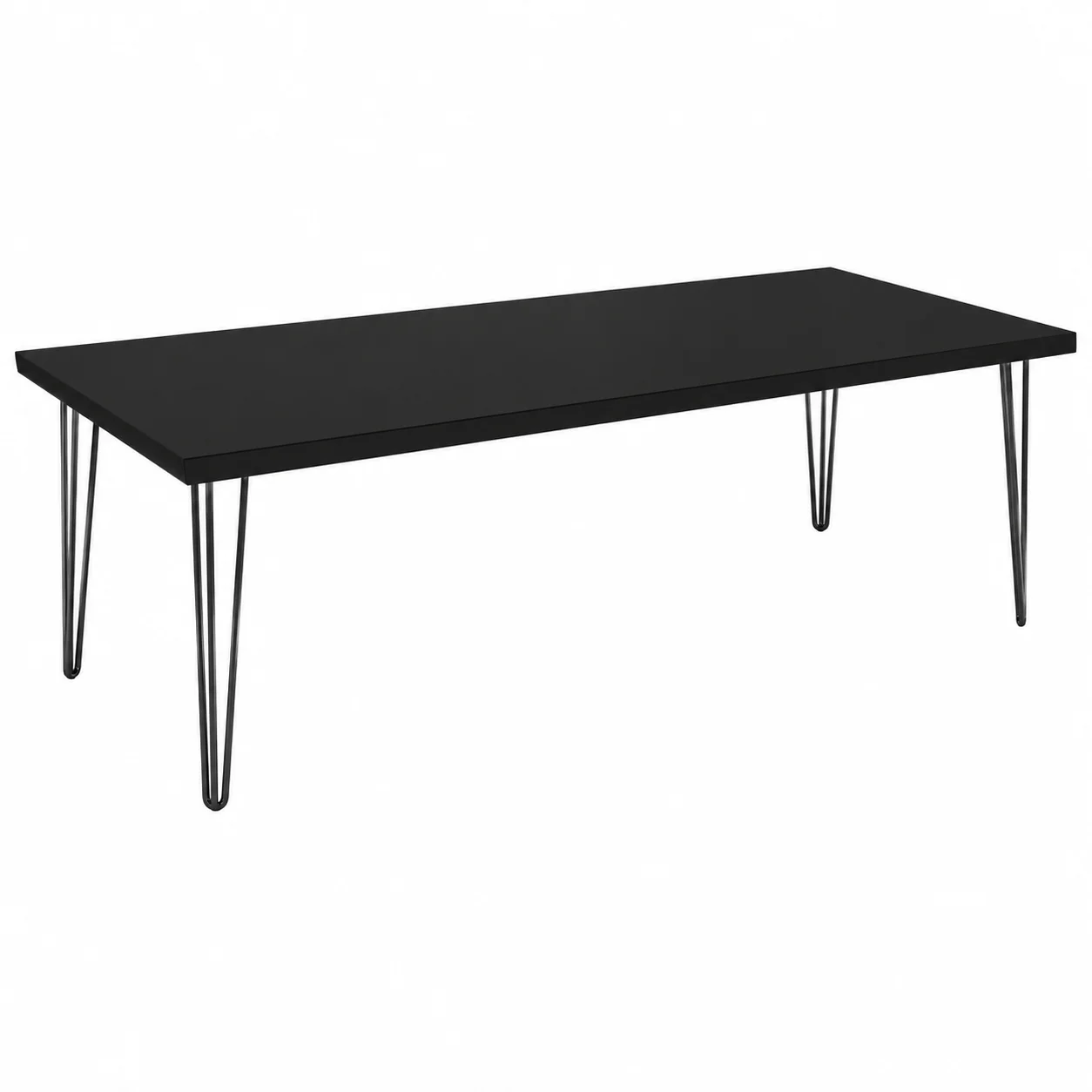 401_harpin rectangle black 1 Hairpin Rectangle Coffee Table