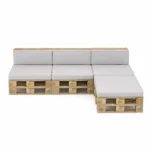 Woody L Shape Seating