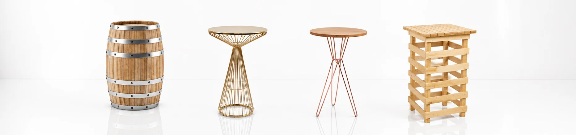Barrel Cocktail Table