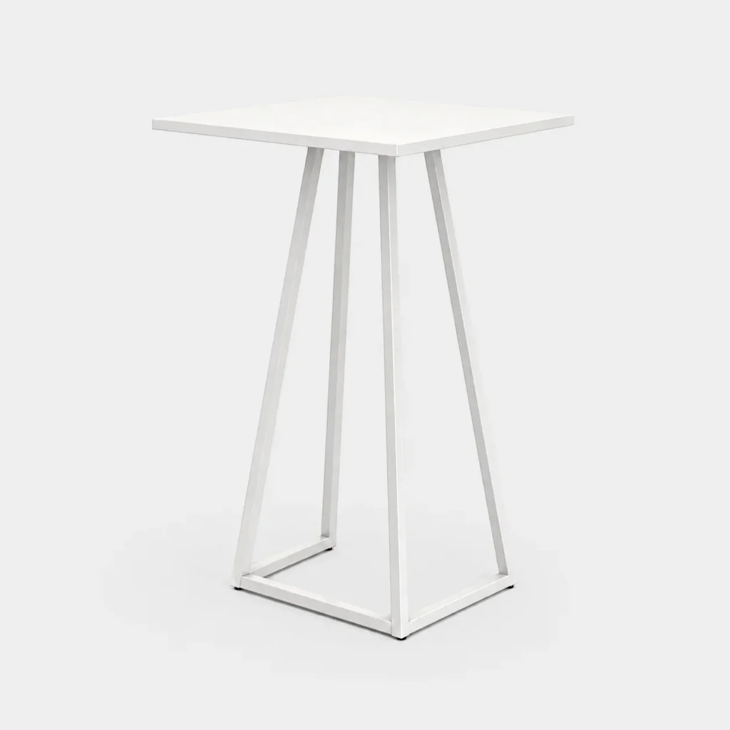 Cosmo Square High Table – White