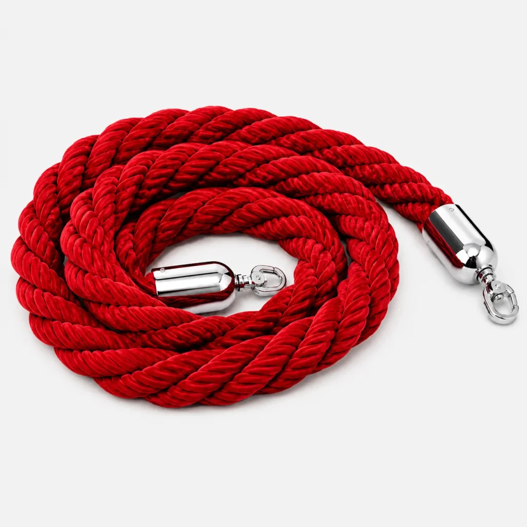 Crowd Control Ropes – Red White